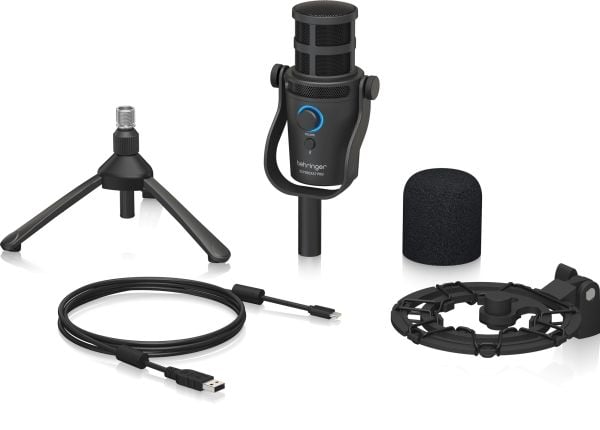 Behringer D2, Podcast-mikrofon, 130 dB, 50 - 18000 Hz, 24 bit, 96 kHz, 3 cm