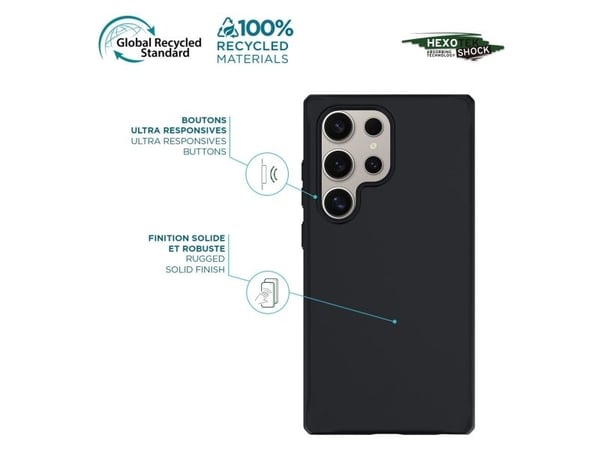 Mobilis SPECTRUM_R Case for Galaxy S25 Ulta Solid Black Mat