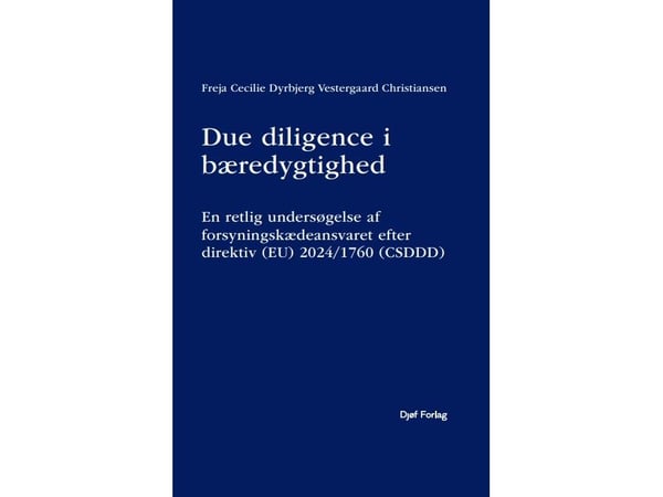 Dydelighet i bærekraft | Freja Cecilie Dyrbjerg Vestergaard Christiansen | Språk: Dansk