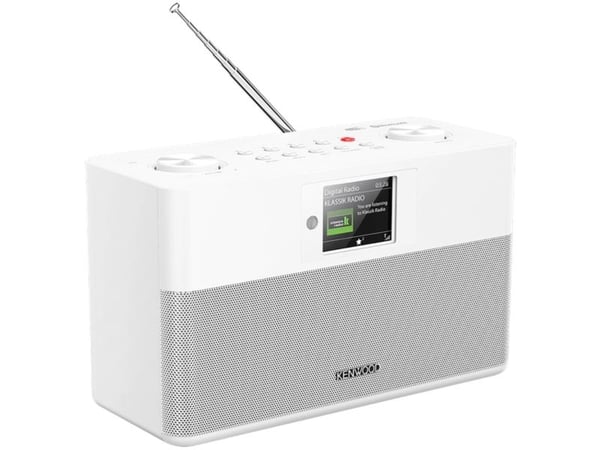Kenwood CR-ST 85 DAB, Bærbar, Digitalt, DAB+, FM, 30 W, 6,1 cm (2.4"), Hvit