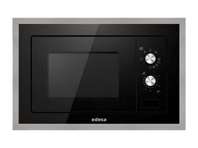 Edesa EMW-2010-IG XBK - Mikrovågsugn med grill - inbyggd - 20 liter - 800 W - svart