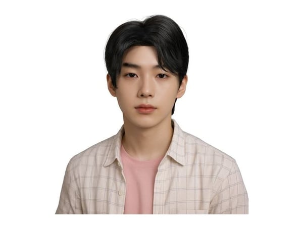 Svart K-pop demonnparykk
