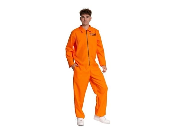 Oransje fangedrakt kostyme