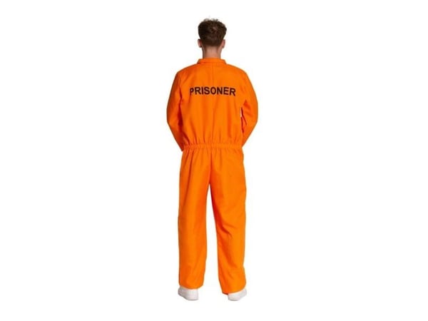 Oransje fangedrakt kostyme