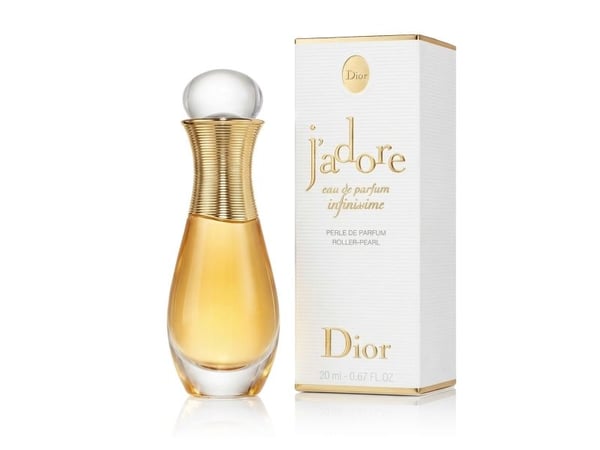 Dior J''Adore Infinissime Roller-Pearl, Kvinnor, 20 ml, Engångsflaska, Bergamott, Apelsin, Rosa peppar, Jasmin, Liljekonvalj, Ros, Tuberos, Ylang-y...