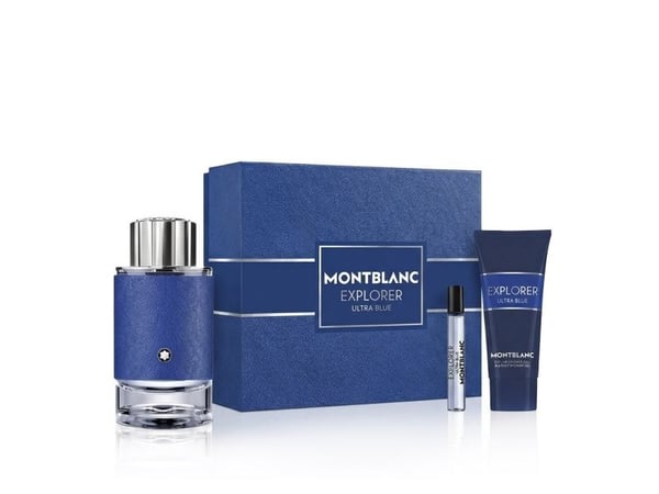 Montblanc Explorer Ultra Blue EDP 100 ml + EDP MINI 7,5 ml + SG 100 ml (man)