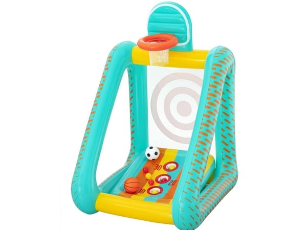Bestway 3-i-1 trädgårdslek: basketkorg + fotboll + mål 127x109x178 cm 52813 EDUKAMP