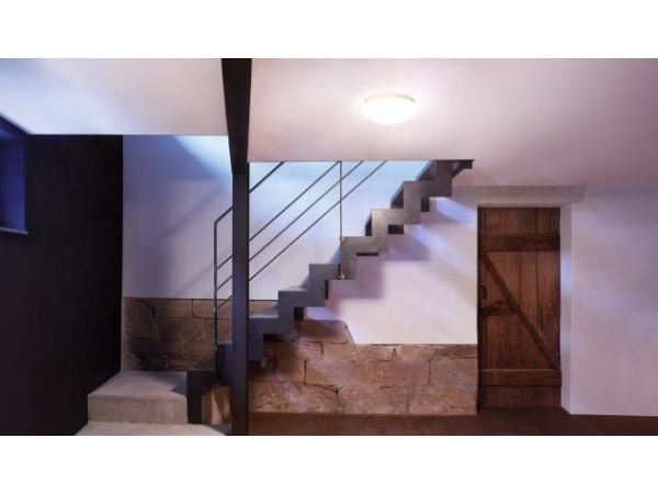 STEINEL RS PRO P1 S, 1 ampuller, LED, 4000 K, 980 lm, IP54, Hvit