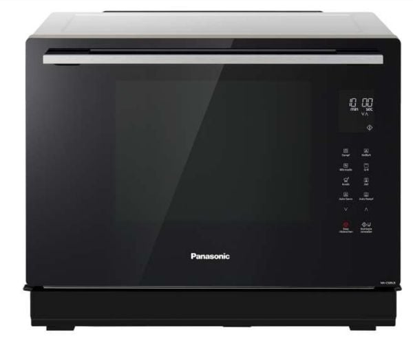 Panasonic NN-DS59NMETG, Benkeplate, Kombinasjon mikrobølge, 26 l, Innebygd skjerm, LCD, Berøringskontroll