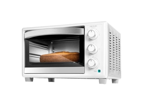 Cecotec Bake&Toast 2300, 23 l, Hvit, Benkeplate, Rotasjon, Mekanisk, 60 min