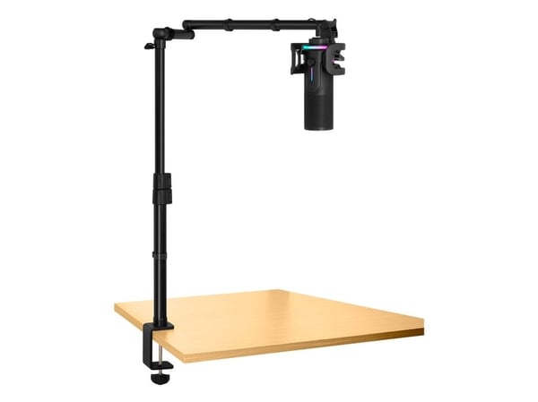 Streamplify MOUNT LIFT, Stasjonært mikrofonstativ, Skrivebordsmontering, Svart, Aluminium, Stål, 3/8", 0 - 180°