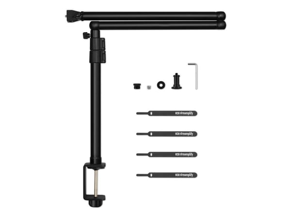 Streamplify MOUNT LIFT, Stasjonært mikrofonstativ, Skrivebordsmontering, Svart, Aluminium, Stål, 3/8", 0 - 180°