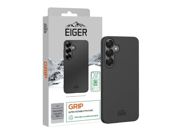 EIGER EGCA00698, Mobilskal, Samsung, Galaxy S25, 15,8 cm (6.2"), Svart