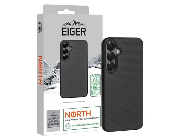 Eiger North Case Galaxy S25+/S24+ schwarz (EGCA00709)
