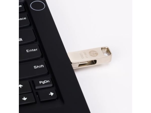 PNY HP x206C, 128 GB, USB Type-A / USB Type-C, 3.2 Gen 1 (3.1 Gen 1), 120 MB/s, Svivel, Sølv