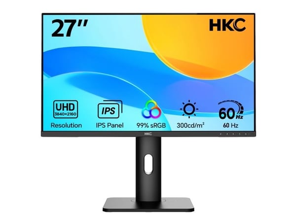 HKC B2742A, 68,6 cm (27"), 3840 x 2160 piksler, 4K Ultra HD, Svart