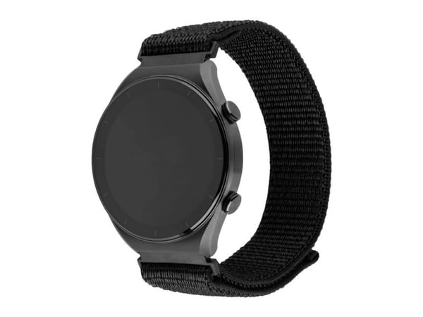 FIXED - Klokkestropp for smart armbåndsur - nylon, quick release, 20 mm - 160-210 mm - svart