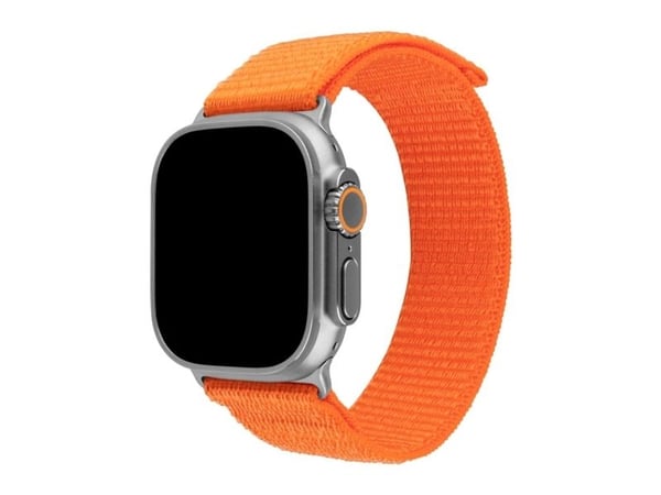 Fast Fast | Sportsrem for Apple Watch Ultra 49mm | 160-210 mm | Klokkereim | Oransje | Nylon