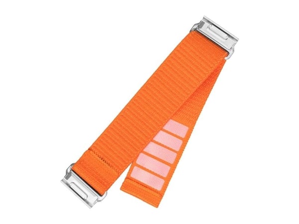 FIXED - Sløyfe for smart armbåndsur - 26 mm, nylon - 160-210 mm - oransje - for Coros Vertix 2; Garmin Fenix 7X; Enduro 2; epix Pro; Instinct 2X; q...