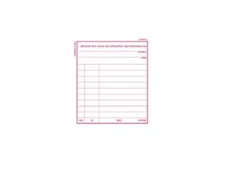 Kasseblok 85x145 mm med 100 blade