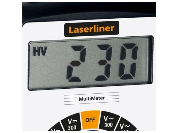 Laserliner MultiMeter, Digital multimeter, Håndholdt multimeter, 0,1 - 300 V, 0,1 - 300 V, 1,2 % + 10 sifre, 1,2 % + 10 sifre