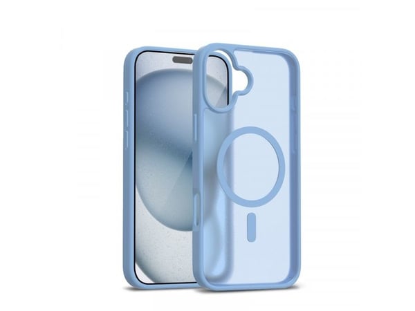 Crong CRGHMMIP1763MBL, Suojus, Apple, iPhone 17, Sininen, Läpikuultava