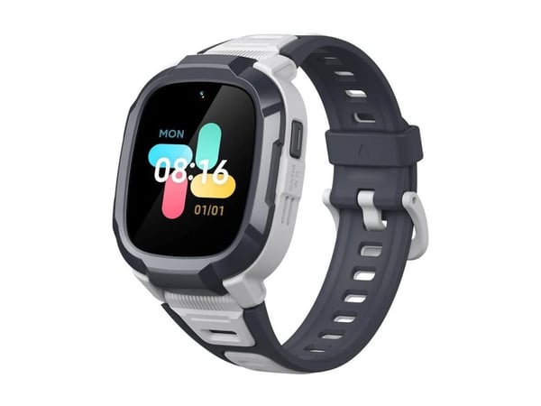 Mibro Kids P6 - Smart klocka med rem - handledsstorlek: upp till 248,5 mm - display 1.4" - 128 MB - Bluetooth, Wi-Fi, LTE - 4G - 2 Megapixel kamera...