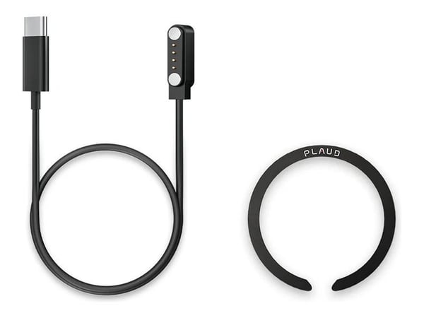 PLAUD Note - Kabelsett - magnetisk til USB-C (hann) - lade og synkronisere, Safe Charge - svart