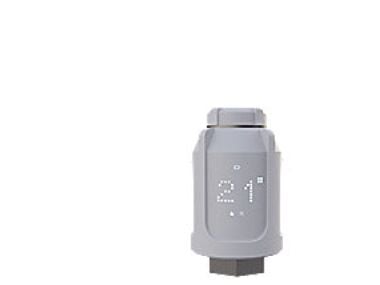 Radiatortermostat Pro, trådløs Hvit