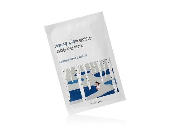 Round Lab Birch Juice fuktighetsgivende ansiktsarkmaske 25 g