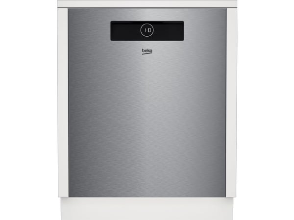 Beko BDDN38440XD, Täysin integroitu, Kokonaiskoko (60 cm), Ruostumaton teräs, Painikkeet, Kosketus, LCD, Taitettava