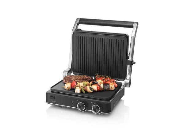Eta GrilChef, Svart, Rustfritt stål, Rektangulær, Rotasjon, 220 °C, Avtagbart lokk, 180°