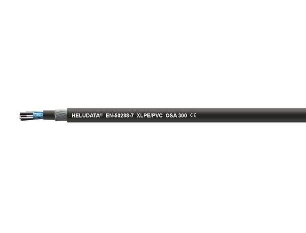 HELU 11014080 Instrumentkabel HELUDATA® EN50288-7 OSA 300 1 x 2 x 1,5 mm² Svart 100 m