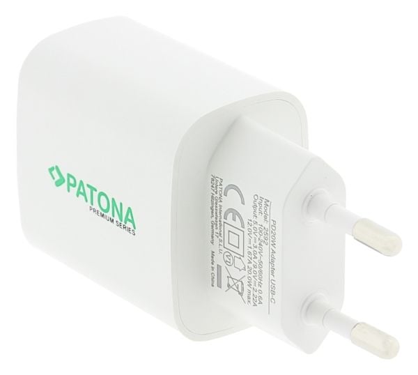 PATONA 2592, inomhus, USB, 5 V, 3 A, Vit
