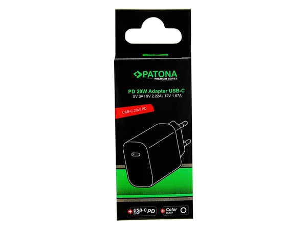 PATONA 2592, inomhus, USB, 5 V, 3 A, Vit