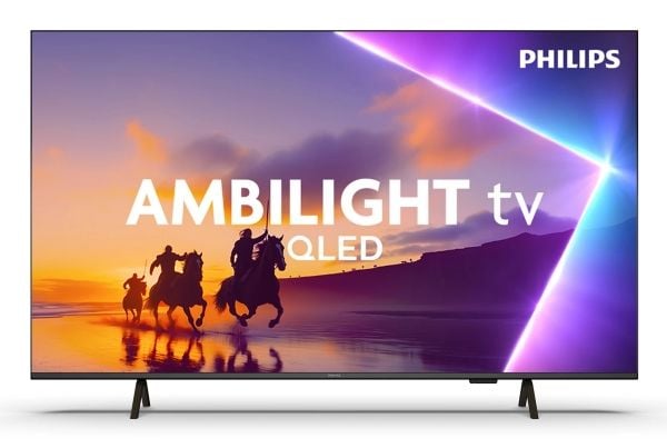 Philips 43PUS8450 - 43" Diagonalklasse LED-bakgrunnsbelyst LCD TV - QLED - Smart TV - TITAN OS - 4K UHD (2160p) 3840 x 2160 - HDR - svart