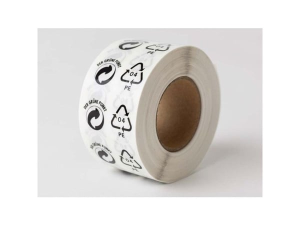 Etiket, Etiket Adhesive rulle a 1000 etiketter