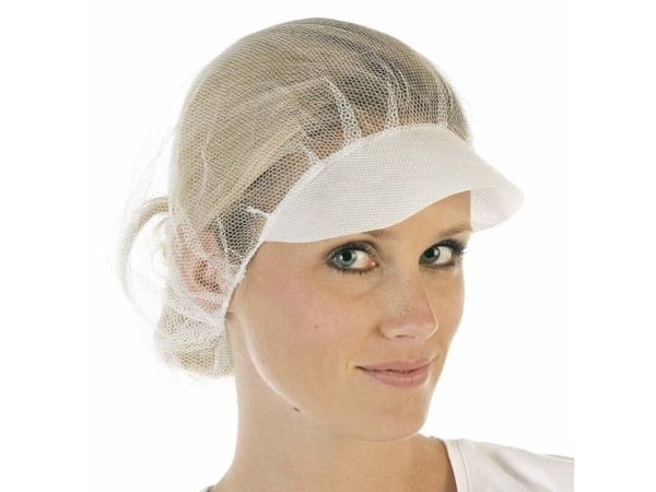 Engangs hårnet, Peaked Bouffant caps Non-woven, hvid, pakke a 1000 stk Engangs hårnet, Peaked Bouffant caps Non-woven, hvid, pakke a 1000 stk