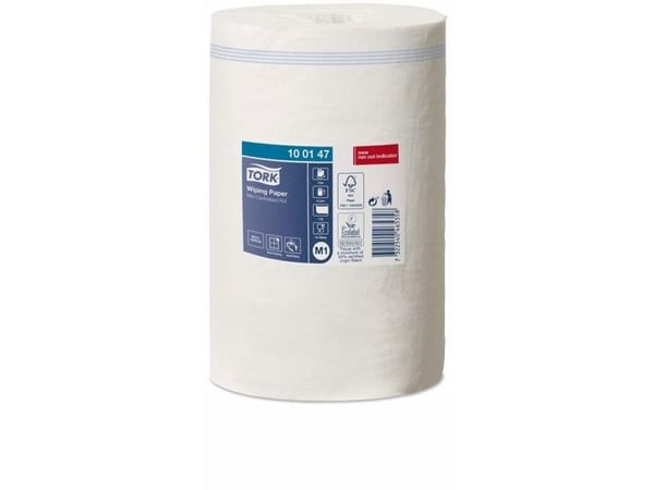 Aftøringsrulle, Tork, Napkins, standard 1 lag, hvid 215mm x 110.00m, kasse a 11 ruller FSC Mix Credi