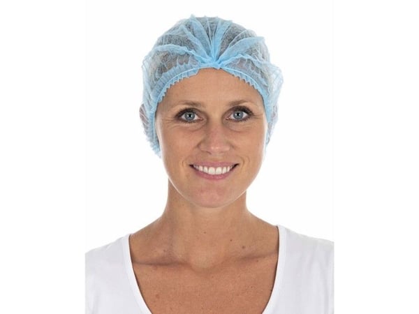 Engangs hårnet, Mop-Cap 55cm, Non-woven blå, pakke a 1000 stk Engangs hårnet, Mop-Cap 55cm, Non-woven blå, pakke a 1000 stk