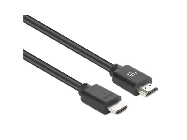 Manhattan 356657, 2 m, HDMI Type A (Standard), HDMI Type A (Standard), 3D, 18 Gbit/sek, musta