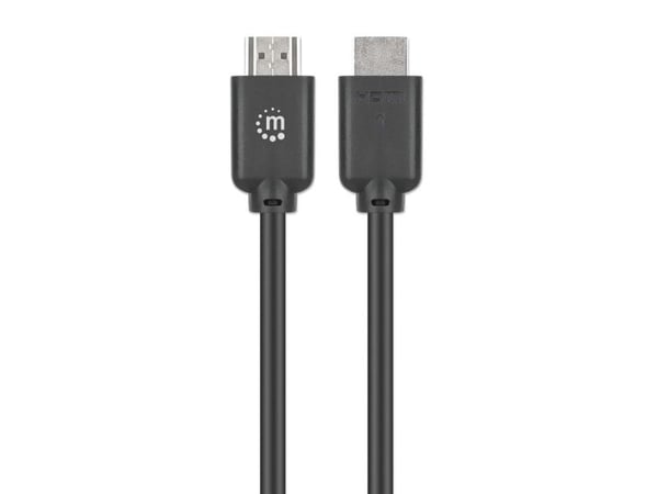 Manhattan 356657, 2 m, HDMI Type A (Standard), HDMI Type A (Standard), 3D, 18 Gbit/sek, musta