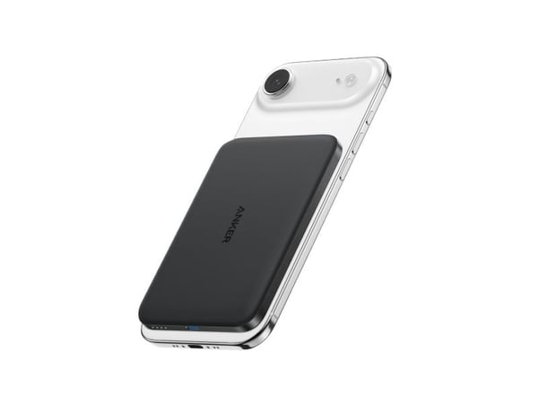 Anker A1665, 5000 mAh, Langaton lataaminen, musta
