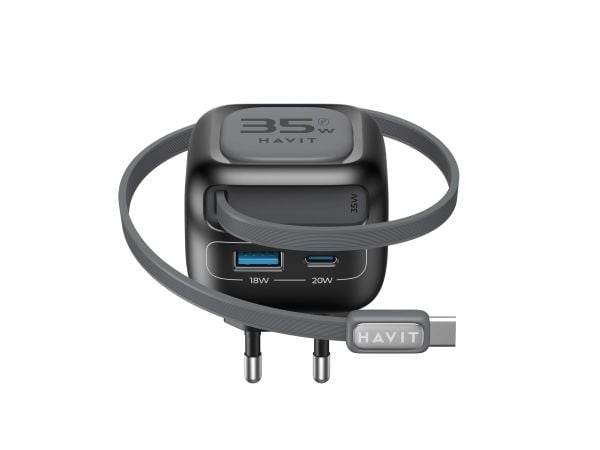 Havit UC251 EU, Sisätila, 20 V, 0,7 m, Musta