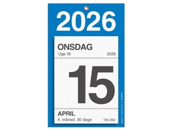 Mayland 26253000, Vegg, 734 sider, Riv-av, Flerfarget, Dag, 12 måned(er)