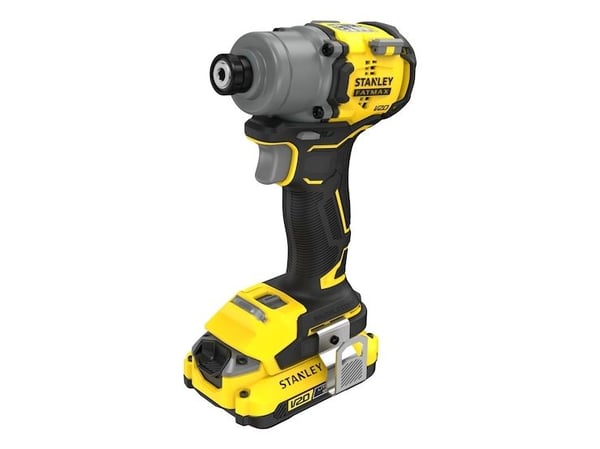 Stanley SFMCF830D2K-QW, Slagtrekker, Pistolhåndtak, 1/4", Svart, Gult, Børsteløs, 3200 RPM