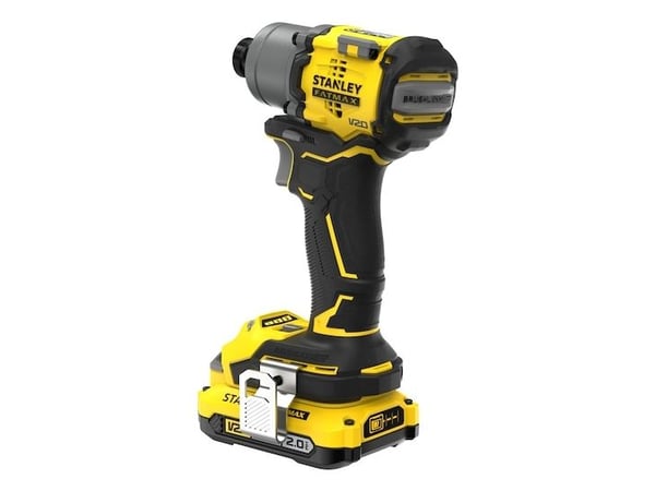 Stanley SFMCF830D2K-QW, Slagtrekker, Pistolhåndtak, 1/4", Svart, Gult, Børsteløs, 3200 RPM
