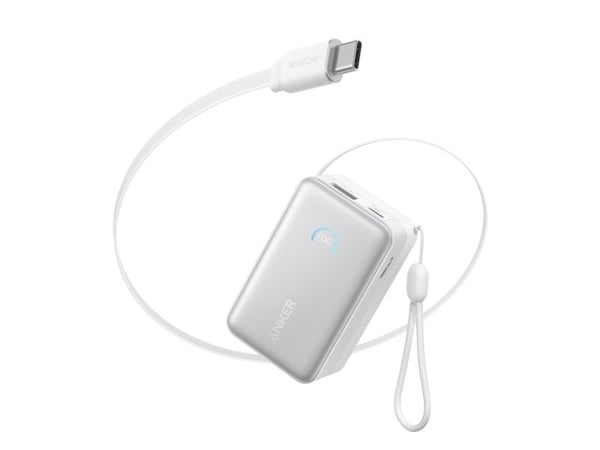 Anker A1638, 10000 mAh, 45 W, Hvit
