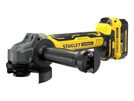 Stanley SFMCG700M2K-QW, 8000 RPM, 12,5 cm, Batteri, 4 Ah, 2 kg, Børsteløs motor