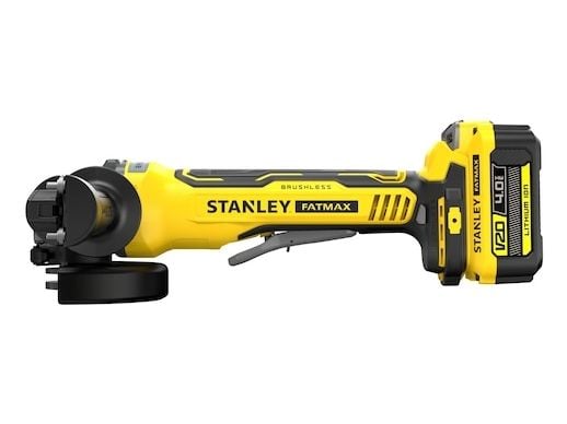 Stanley SFMCG700M2K-QW, 8000 RPM, 12,5 cm, Batteri, 4 Ah, 2 kg, Børsteløs motor